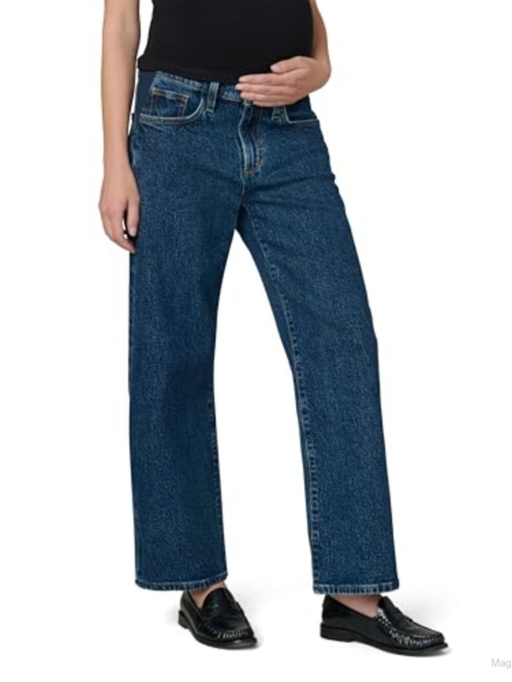 Joe's Jeans Women's Margot Maternity High Rise Cropped Straight Leg Jean